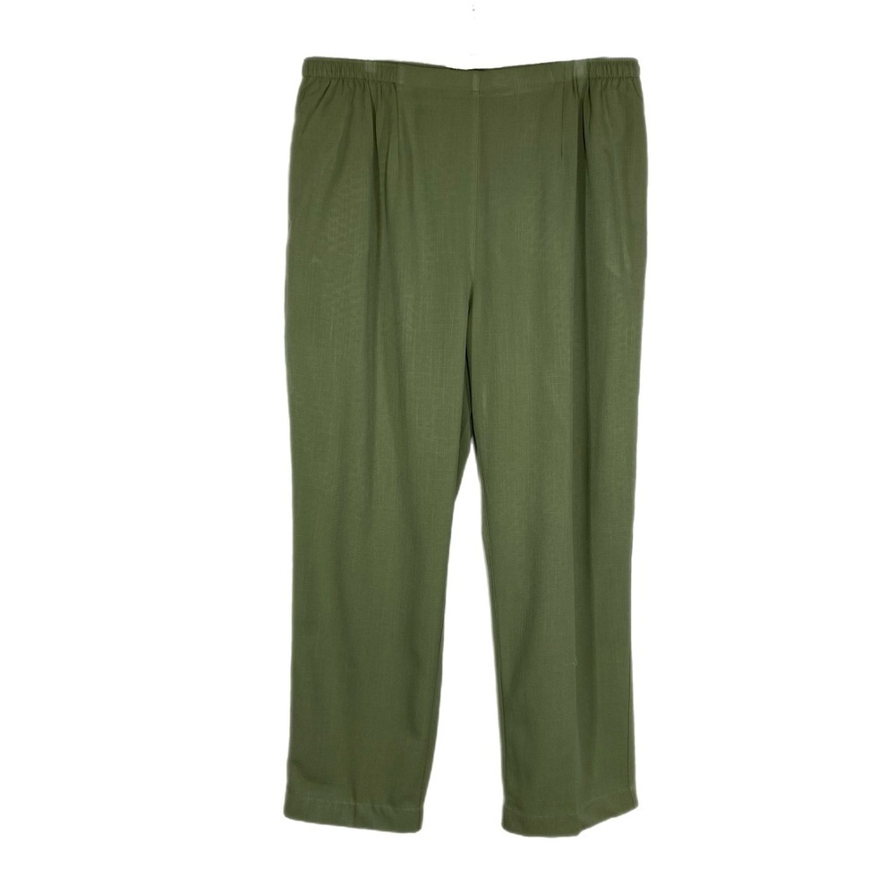 Draper’s & Damon’s Women’s Sage Green Pull-On Flowy Pants